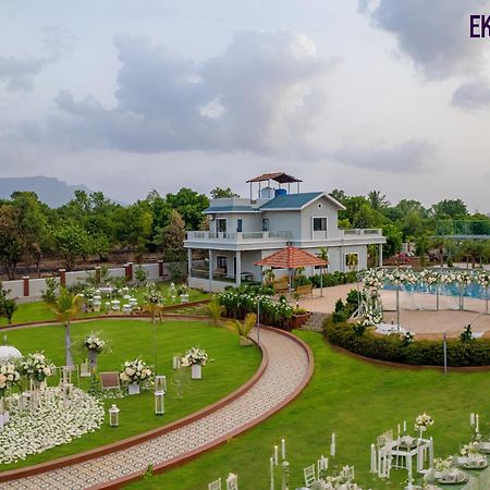 Ekostay Gold Palm Estate I Cricket Turf I Rain Dance I 2 Acre Property Karjat Exterior foto